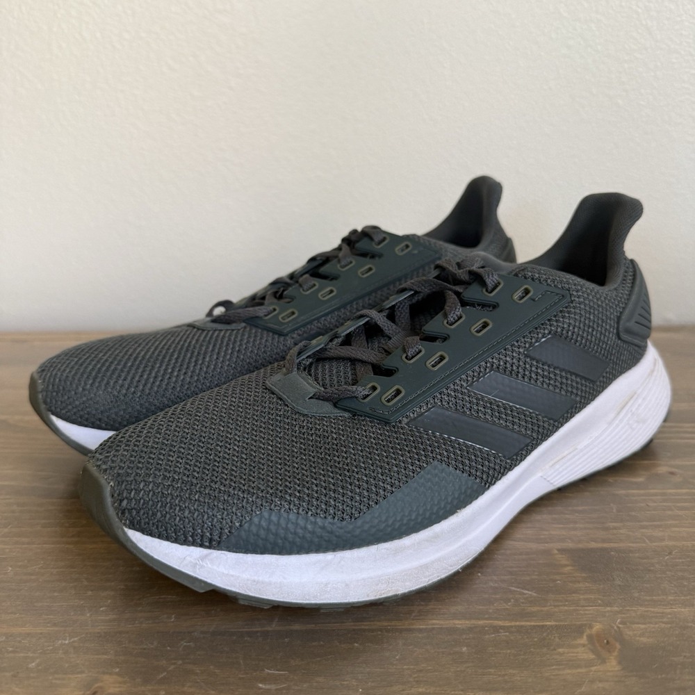 Adidas Men's 10‎ Green Duramo 9 Running Athletic Work Out Comfort Tennis Shoes